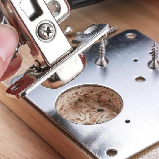 Set 4 Plăci Reparare Balamale Mobilier
