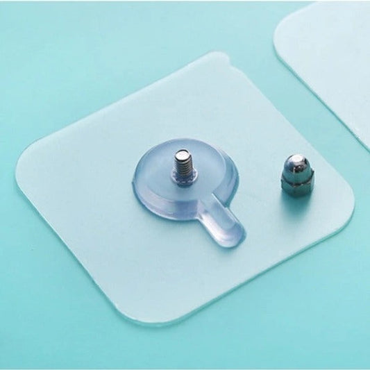 Set 7 Suporturi Autoadezive cu Șurub, Ultrarezistente si Transparente