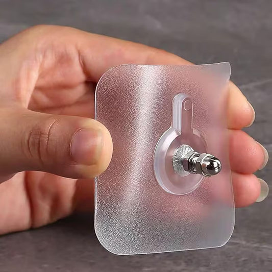 Set 7 Suporturi Autoadezive cu Șurub, Ultrarezistente si Transparente